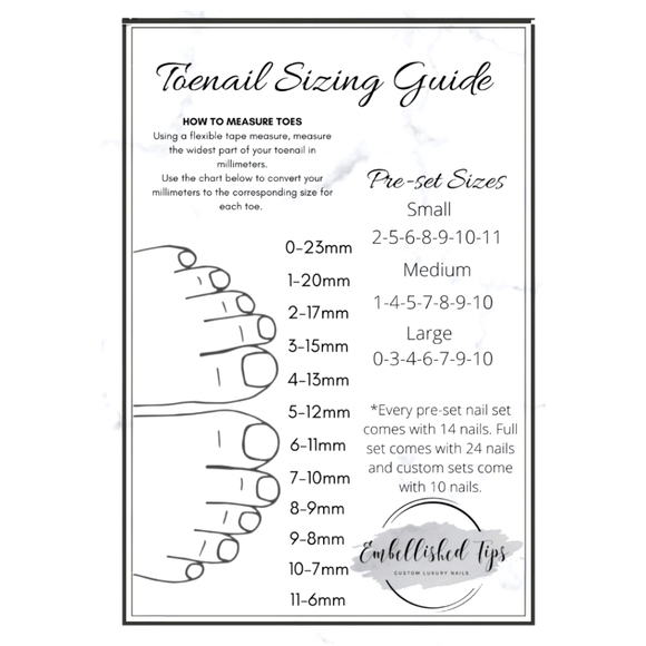 PRESS-ON TOENAILS - FULL SET 24 TIPS & APLLICATION KIT | All White - Picture 4 of 9